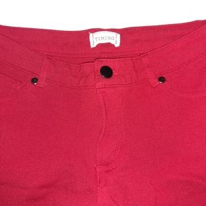 Red jeans
